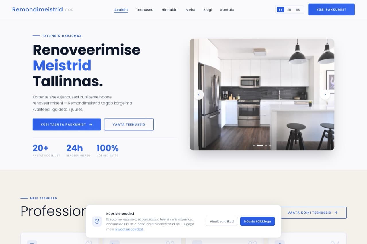 Remondimeistrid: Renovation & repair crew
